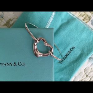 Tiffany & Co Elsa Peretti open heart bangle